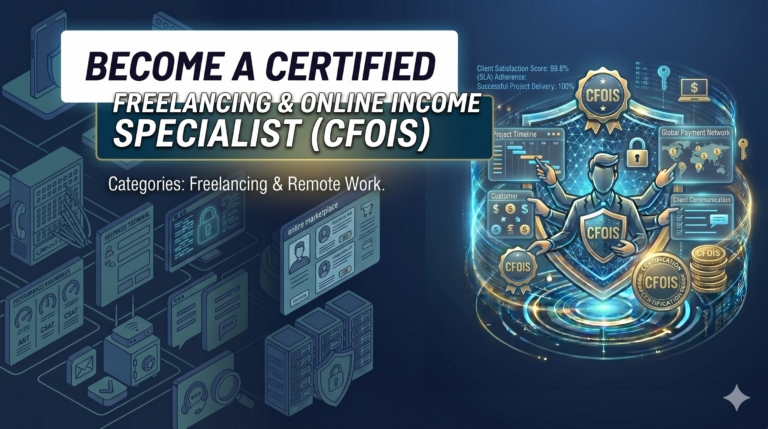Certified Freelancing & Online Income Specialist (CFOIS)